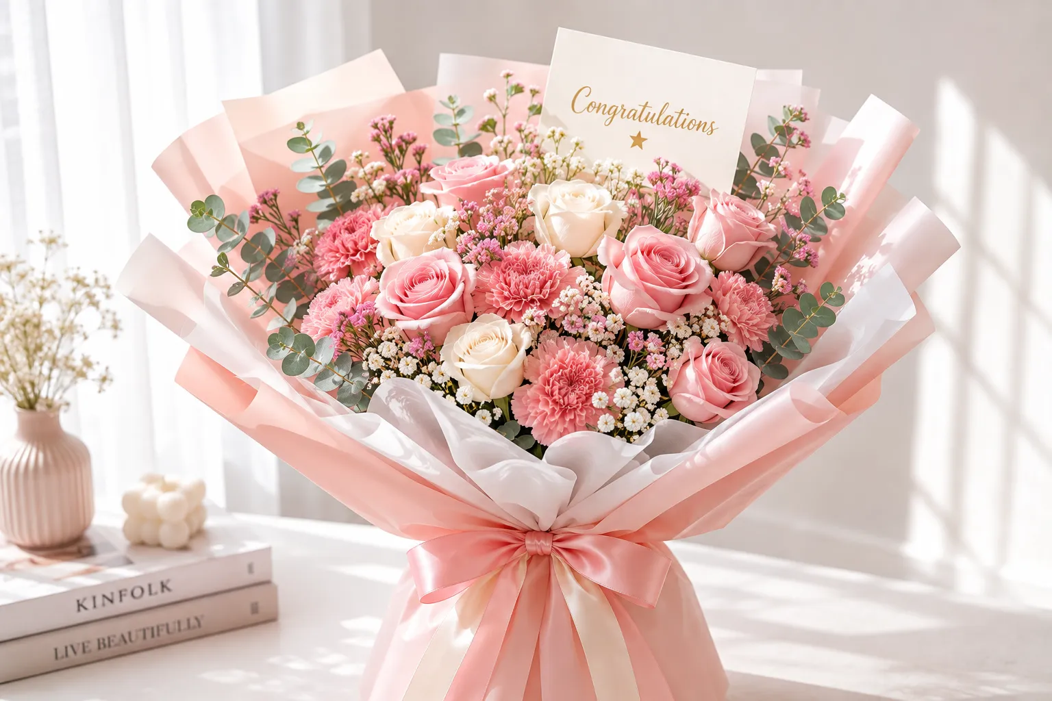 ช่อดอกไม้แสดงความยินดี Twentyfour Flower
